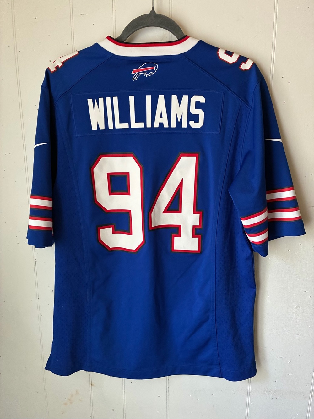 Nike Mens Medium NFL Buffalo Bills Williams #94 Blue Football Jersey - Picture 3 of 3